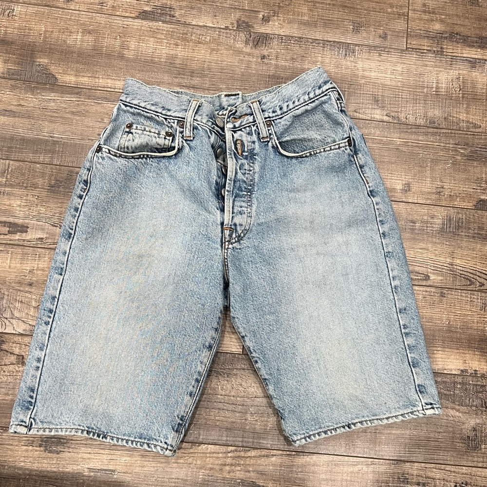 Light Blue Denim Shorts